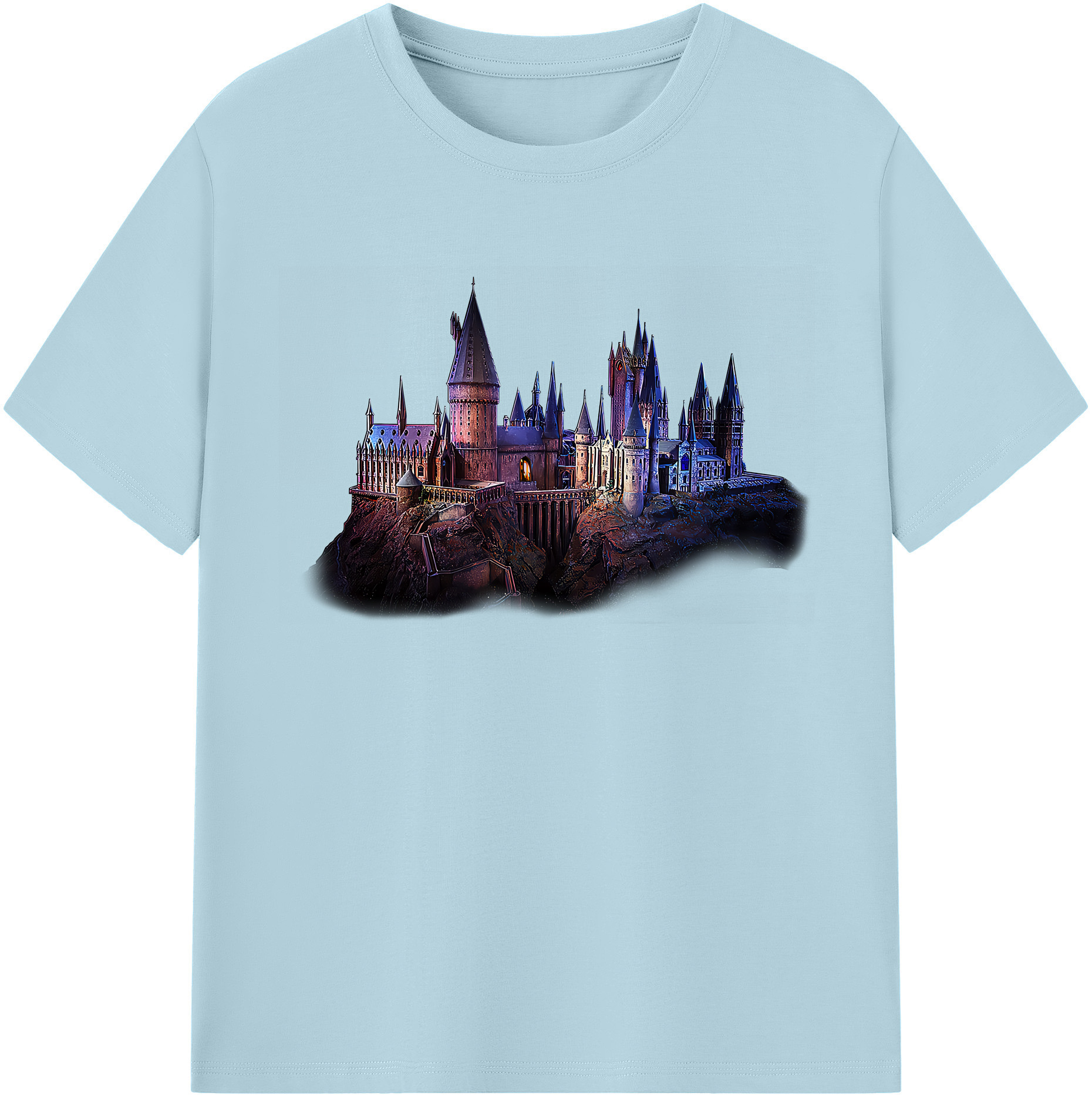（画像用） Harry Potter ハリー・ポッターシリーズ 綿100％半袖Tシャツ（フロントプリント）